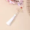 Abanico Dorado Estampado con Borlas, Colgantes de Borlas, Borlas de Hanfu, Accesorios Hechos a Mano de Estilo Antiguo con un Ambiente Genial, y Broches de Falda con Cara de Caballo