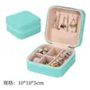 Caja de Joyería Maillard, Portátil, Compacta, Aretes Retro, Caja de Almacenamiento Exquisita, Collar, Anillo, Pulsera Dorada, Multicapa