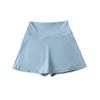 2024 Verão Slim Yoga Saia Respirável Mini Culottes Fitness Tênis Bolso Anti-Light Sport A Saia