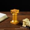 Mini candelabro de columna romana de estilo del norte de Europa para fotografía, accesorios de fondo para decoración de escritorio de sala de estar y hogar.