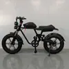 Bicicleta Elétrica Assistida K18 Aro 20 Pneu Largo 4.0 Pneu Gordo Quadro de Liga de Alumínio Bicicleta Elétrica