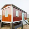 Casa móvil tipo contenedor modular de ensamblaje rápido, casa prefabricada desmontable personalizable, casa contenedor para vivienda en sitio de construcción