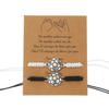 Presente de Pulseira de Casal para o Dia dos Namorados Corda de Mão Tecida à Mão Pulseira Magnética de Amor para Homens e Mulheres Amizade Corda Vermelha Transfronteiriça