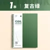 Caderno Espiral Vintage B5 Alta Qualidade com Capa Elástica Caderno A5 Diário Estudante Bloco de Notas Grosso Durável