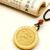 Gerente da Loja Recomenda Colar Novo Estilo Bússola Oito Tesouros Pingente Giratório Feminino Novo Estilo Chinês Pingente Corda Trançada Corda Preta Luxo Leve