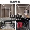 Lámpara lineal LED lámpara de línea lámpara empotrada ranura ranura de aluminio luz oscura lámpara lineal con ranura para tarjeta barra de lámpara negra en forma de U