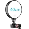Cámara SLR Cubierta Suave Cónica de Luz Gris para Tarjeta Superior 30/40cm Bolsa Pequeña de Almacenamiento para Flash Cubierta de Tela Blanca y Negra Caja de Luz
