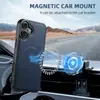 Adecuado para iPhone 18 Pro Funda de Teléfono Magnética de Carga Inalámbrica Magsafe 16 Plus Funda Protectora de Cuero con Patrón Cruzado