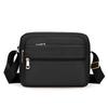 Bolsa Feminina Transversal Novo Estilo Alto Nível Sense Bolsa para o Dia a Dia Multicamadas Grande Capacidade Bolsa de Ombro Lona de Alto Valor Mochila Casual
