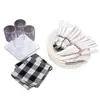 Conjunto de Talheres para Piquenique ao Ar Livre, Acessórios de Talheres para Mochila de Acampamento ao Ar Livre, Faca, Garfo, Colher, Faca de Manteiga, Prato para Acampamento