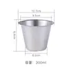Suministrado Directamente del Fabricante, Taza de Salsa Espesa de Acero Inoxidable 304, Taza Creativa de Condimento de Tomate para Salsas de Estilo Occidental y Filetes