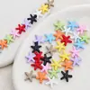 Acessórios coloridos de estrela-do-mar em liga oceânica pintados, materiais para corrente de celular DIY, acessórios de cabelo, enfeites artesanais de estrela de cinco pontas