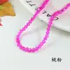 Venta Directa de Fábrica Cuentas de Punta de Diamante de 3/4 mm Cuentas de Vidrio de Cristal Color Galvanizado Personalidad Accesorios para Joyería DIY Cuentas Sueltas