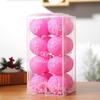 Esfera Navideña Pintada Craquelada Adornos Colgantes Accesorios Colgantes Decoración de Ventana Adornos para Árbol de Navidad Pascua Creativo Trendy