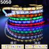 Tira LED monocromática 5050 de placa desnuda 60 leds un metro 12V tira LED de bajo voltaje no impermeable doble placa