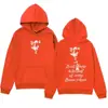 Sudadera con capucha de diseño de marca de moda con estampado de letras y cabeza de lobo es simple y versátil