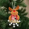Nuevo Pin de Navidad Pequeño Colgante de Tela Muñeco Colgante para Árbol de Navidad Suministros de Decoración Navideña