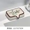 Botella dispensadora de cerámica para viento usada, tipo bomba, botella vacía, botella de desinfectante de manos, baño de lujo ligero, dispensador de plato de loción para platos