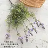 Fabricante de flores artificiales de capullo de lavanda de 7 cabezas grandes, flores artificiales y plantas verdes al por mayor, manualidades para decoración de bodas, transfronterizo INS