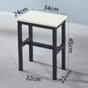 Banqueta Quadrada Simples, Banqueta Espessa para Oficina de Fábrica, Cadeira para Treinamento de Trabalho, Banqueta de Estudante, Banqueta Colorida para Jantar, Cadeira Doméstica para Adultos