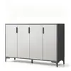 Gabinete para zapatos estilo crema para entrada de casa, gabinete para recibidor, gabinete de almacenamiento para balcón, montado en la pared, pasillo, perchero a prueba de polvo para zapatos