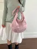 Bolsa de Ombro Feminina de Verão Grande Capacidade Casual sob o Braço com Toque de Luxo, Estilo Coreano Ins para o Dia a Dia
