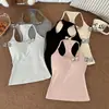Outono/Inverno 2026 Novo Estilo Puro Desejo Decoração de Laço Gola U Quente Gola Alta Colete Slimming Peça Única Top