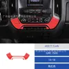 Adequado para 14-18 Gmc 1500 Modificação de Interior de Carro Adesivo Decorativo Preto Piano sob o Controle Central