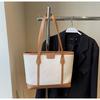 Bolso Grande de Estilo Coreano para Mujer 2025 Verano Nuevo Casual Simple Bolso de Hombro para el Trabajo y los Viajes Bolso Tote