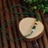 Pieza de Mango de 3 mm Cordón Cuentas de Jade Pieza de Jade Cabeza de Cuerda Nudo Chino DIY Bolsita Lista para Usar Bolsita Joyería de Jade Juguete Cordón