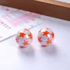 Cuentas de bola acrílica, cuentas de fútbol, cuentas sueltas, fútbol, baloncesto, cuentas de béisbol, cadena para teléfono DIY, cuentas para pulsera, 16 mm