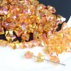 Perforado estilo antiguo esmalte degradado mariposa Cristal chapado en oro perlas DIY pulsera de cuentas accesorios de joyería material para pasador