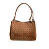 Estilo Otoño e Invierno Primera Capa Gamuza Tejido Bolsa Paracaídas Gran Capacidad Bolsa Cubo Transfronteriza Bolso de Hombro Cruzado de Moda para Mujer
