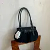 2026 Verano Nuevo Estilo Coreano Diseño de Nicho Bolso de Hombro Simple Fruncido para Mujer para Viajes al Trabajo Bolso de Axila Exquisito de Moda