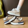 Zapatos blancos con forro de polar para invierno 2024 nuevos coreanos ins estudiantes femeninas cálidos altura zapatos de plataforma deportivos calle F168