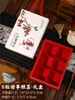 Nueva caja de regalo de lujo para pasteles de luna de mediados de otoño, caja vacía para 4/6 piezas de pasteles de piel de hielo con yema de huevo y crema, caja de embalaje para regalos