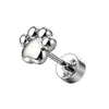 Brincos de Liga de Titânio F136 Estrela Raio Cruz Studs para Orelha Hélice Lábio Studs G23 Titânio Body Piercing Joias Brincos