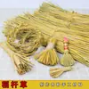 Palha Natural Artesanal para Palitos de Tanghulu, Palha Trançada à Mão para Amarrar Sanbao (três tesouros), Palha para Amarrar Zongzi (bolinhos de arroz) e Carne, Palha Seca