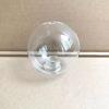 G9G4 lámpara de techo de bola de cristal transparente blanco leche hueca de doble capa diámetro de la pantalla 2 cm cubierta de cristal