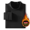 Nuevo Conjunto Esencial de Terciopelo Amigable con la Piel para Otoño e Invierno, Pantalones Térmicos de Doble Cara de Forro Polar para Hombre de Cintura Alta, Ropa Interior Térmica de Manga Larga