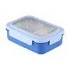 Simple Lonchera de Acero Inoxidable para Estudiantes de Primaria, Lonchera Sellada con Espacio para Arroz, Lonchera de Gran Capacidad con Compartimentos para Cubiertos para Trabajadores de Oficina