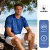 Camisetas de Algodón para Hombre en Múltiples Colores, Mangas Cortas que Absorben la Humedad, Camisetas de Algodón Cómodas y Amigables con la Piel, Descuentos por Compra al por Mayor, Venta al por Mayor de Fábrica