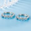 TikTok Mano Rápida Celebridad Cibernética Francés Gama Alta Elegante Elegante Rombo Geométrico Pendientes Mujer Elegante Simple Aro Pendiente Pendientes