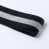 2.5-5CM Color Engrosado Patrón de Tanque Borde de Media Luna Alta Elasticidad Cintura de Pantalones Banda Elástica Micro Elástico Material de Zapato sin Lanzadera Goma