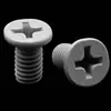 Producción de tornillos y tuercas pintados en spray de color blanco en blanco mate y blanco brillante, accesorios de iluminación con tornillos pintados en spray en blanco, negro mate y rosa para bricolaje