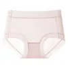 Ropa interior femenina sin costuras de seda de hielo 2026, estilo fino de verano, entrepierna de ácido poliláctico antibacteriano 10A, diseño de entrepierna extendida