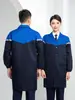 Bata de alta calidad ropa de trabajo resistente al desgaste manejo ropa de protección laboral resistente a las manchas overoles ropa de taller fábrica impresión personalizada logo