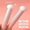 Pincel Corretivo Cabeça de Cogumelo, Pincel Esponja Cabeça Redonda para Cobrir Sulcos Lacrimais, Olheiras e Linhas Finas, Pincel de Maquiagem Esponja Pequena Macio e Delicado