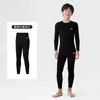 Ropa de Compresión para Entrenamiento Infantil Otoño e Invierno Secado Rápido Conjunto para Niños Corte Ajustado Fitness Baloncesto Conjunto Deportivo para Correr Niños
