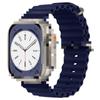 [Oferta Especial] Adecuado para Apple Watch 8 Correa de Silicona Color Océano Pulsera Deportiva Ultra S8